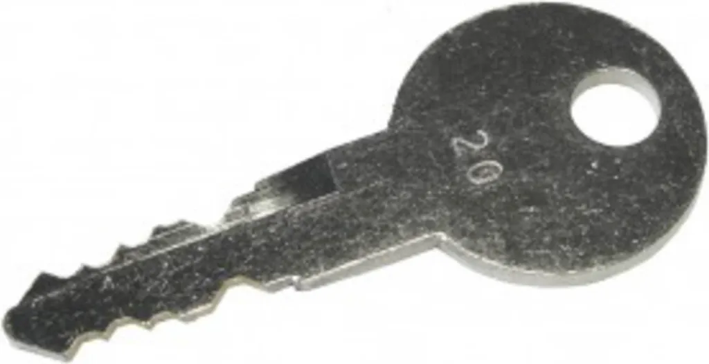 Clé de rechange XLC n° 16 pour porte-vélos arrière Azura Xtra argent