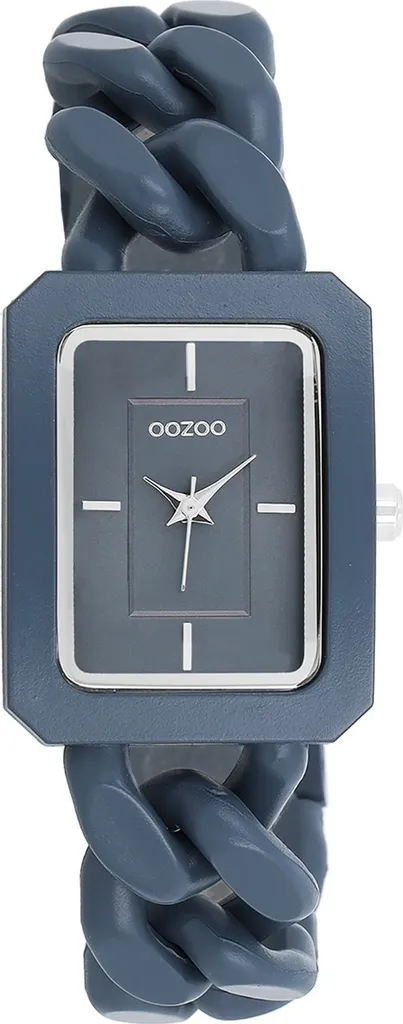 Montre à quartz analogique Oozoo bleue pour femme au look sportswear