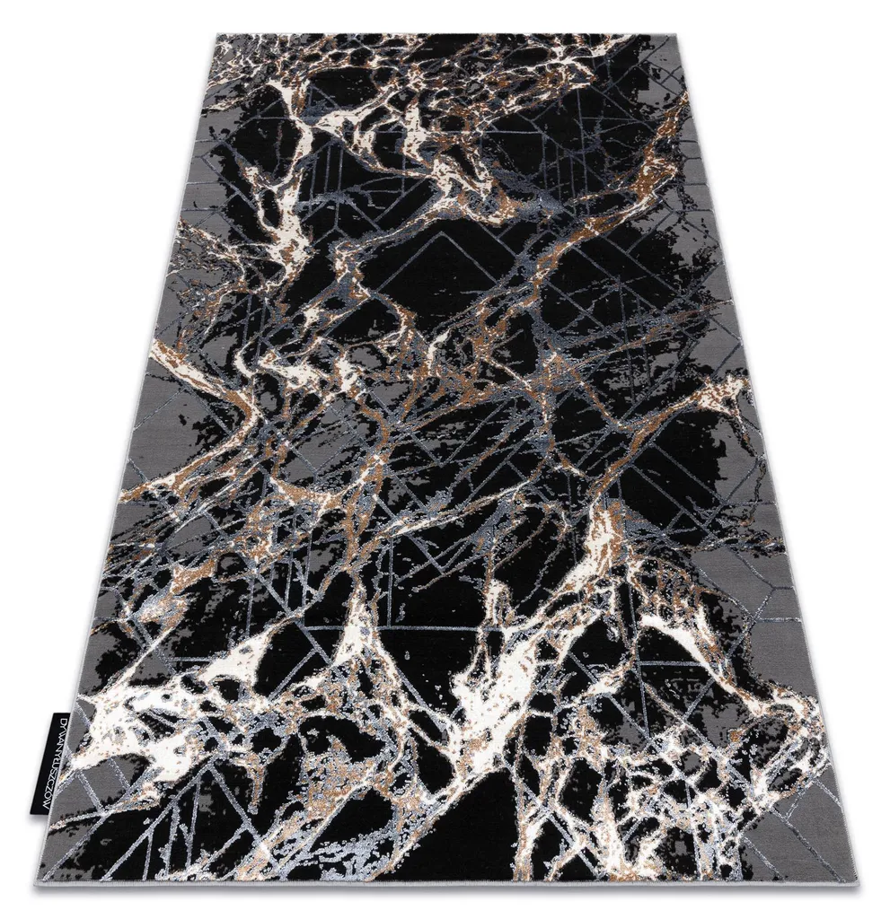 Tapis Anti-Poussière Gris Or 140x190 cm DE LUXE 622 - Design Facile