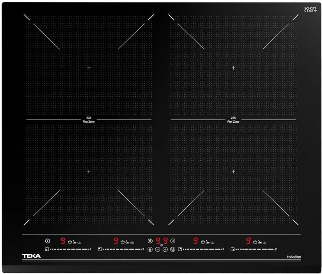 Plaque induction Teka IZF64600MSP performante avec booster et 4 foyers