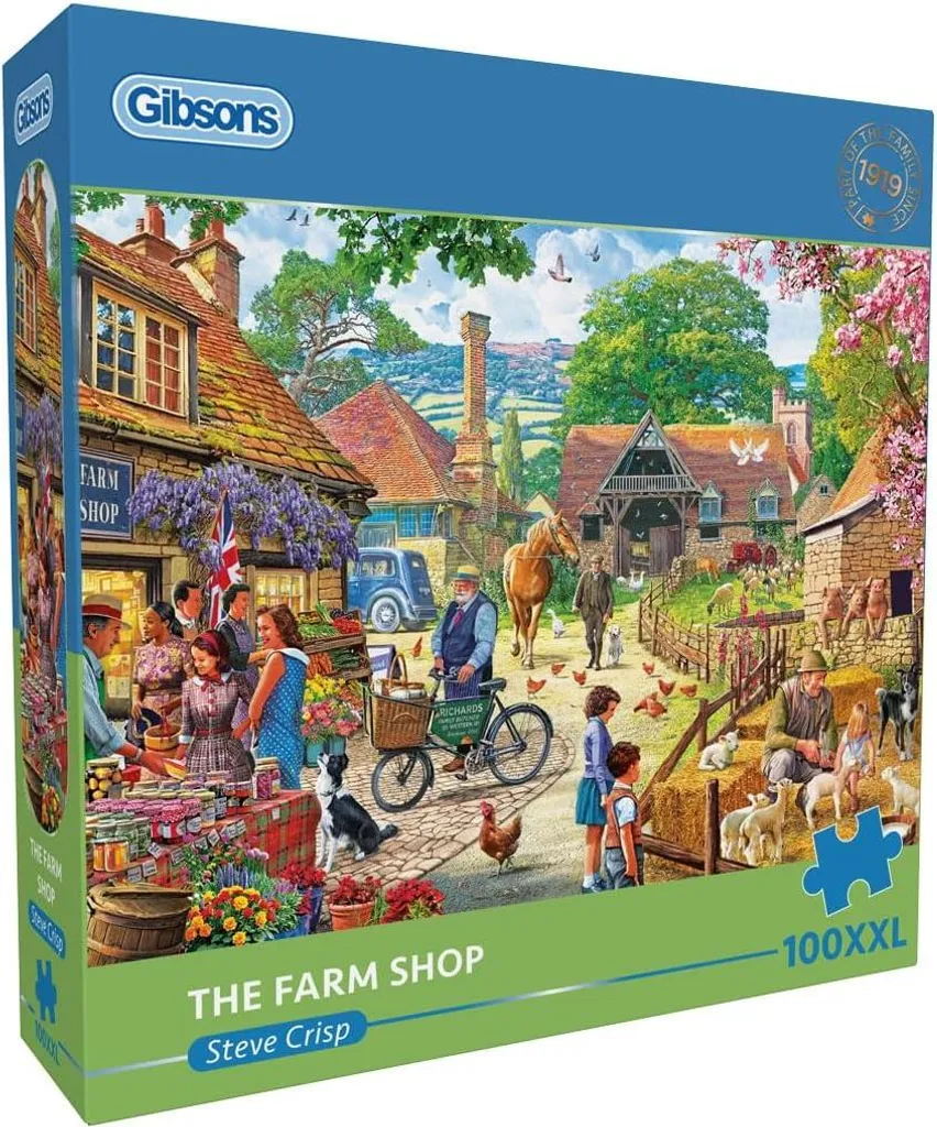 Puzzle Gibson The Farm Shop 100XXL pièces G3524 pour seniors et enfants