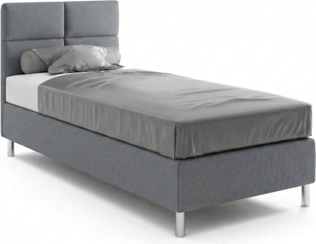 Boxspring hotelová posteľ 90x200 cm Sivá - Vodeodolné Obrázok produktu 