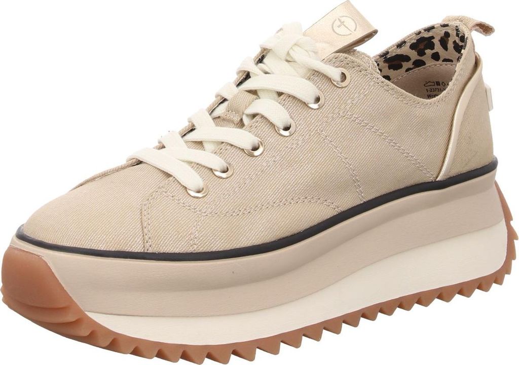 Zapatillas Bajas Tamaris Para Mujer - Color Blanco, Exterior Textil/sintético, Diseño Minimalista
