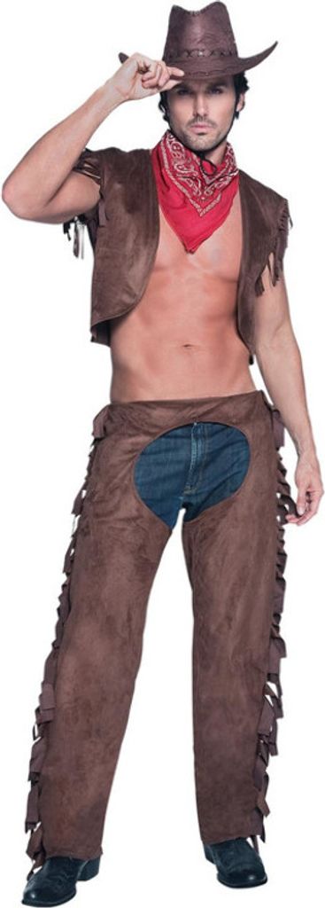 y Cowboy Kostüm braun-rot - M Produktbild 