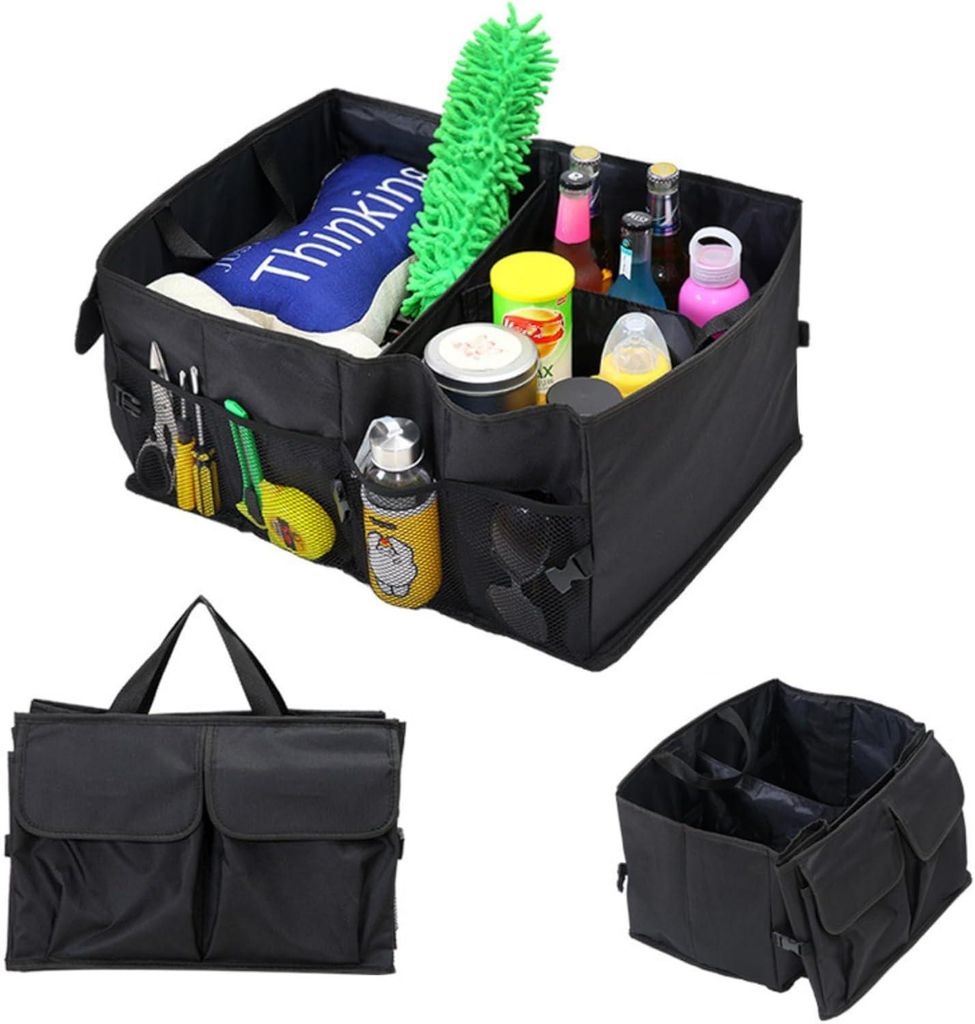 Sac de coffre de voiture avec 3 compartiments Organisateur Image du produit 