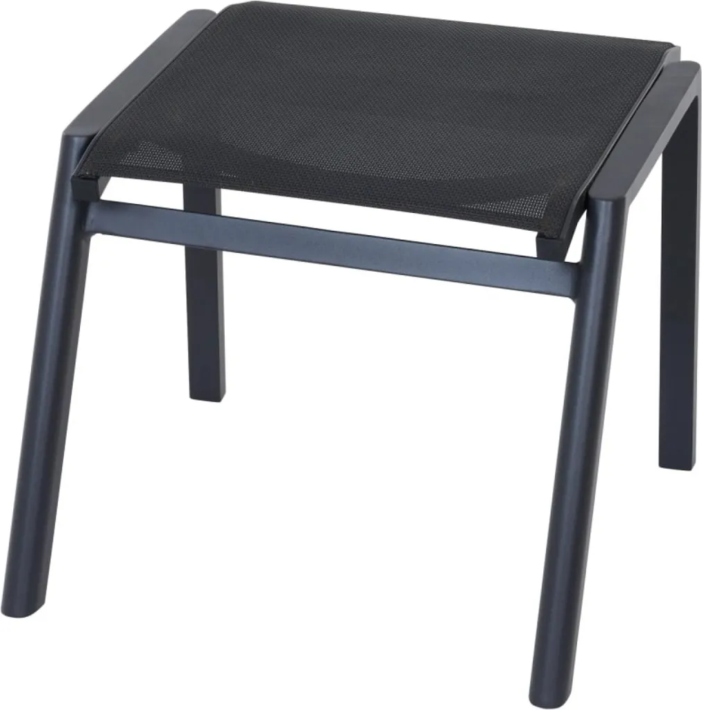 Sgabello Esterno Siena Garden Bologna Alluminio e Ranotex Grigio
