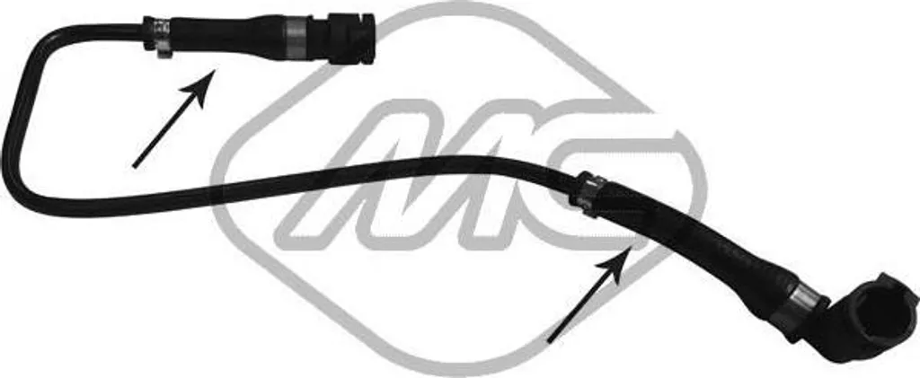Metalcaucho 97831 Tubo Radiatore BMW X5 E53 11531439123 - Ricambio OE