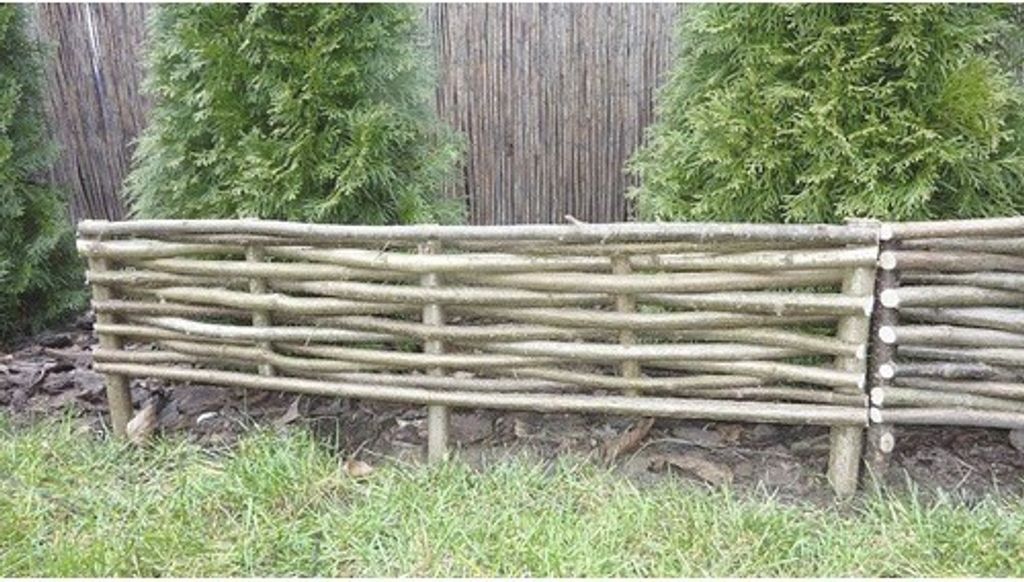 Beeteinfassung Haselnuss 90x20 cm Produktbild 