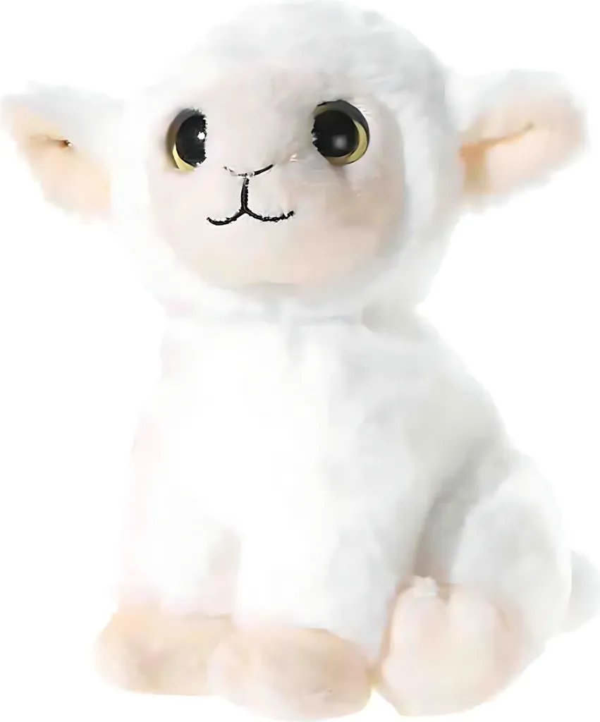 Peluche Agneau Heunec 14 cm 276475 - Anti-Allergique et Facile à Laver