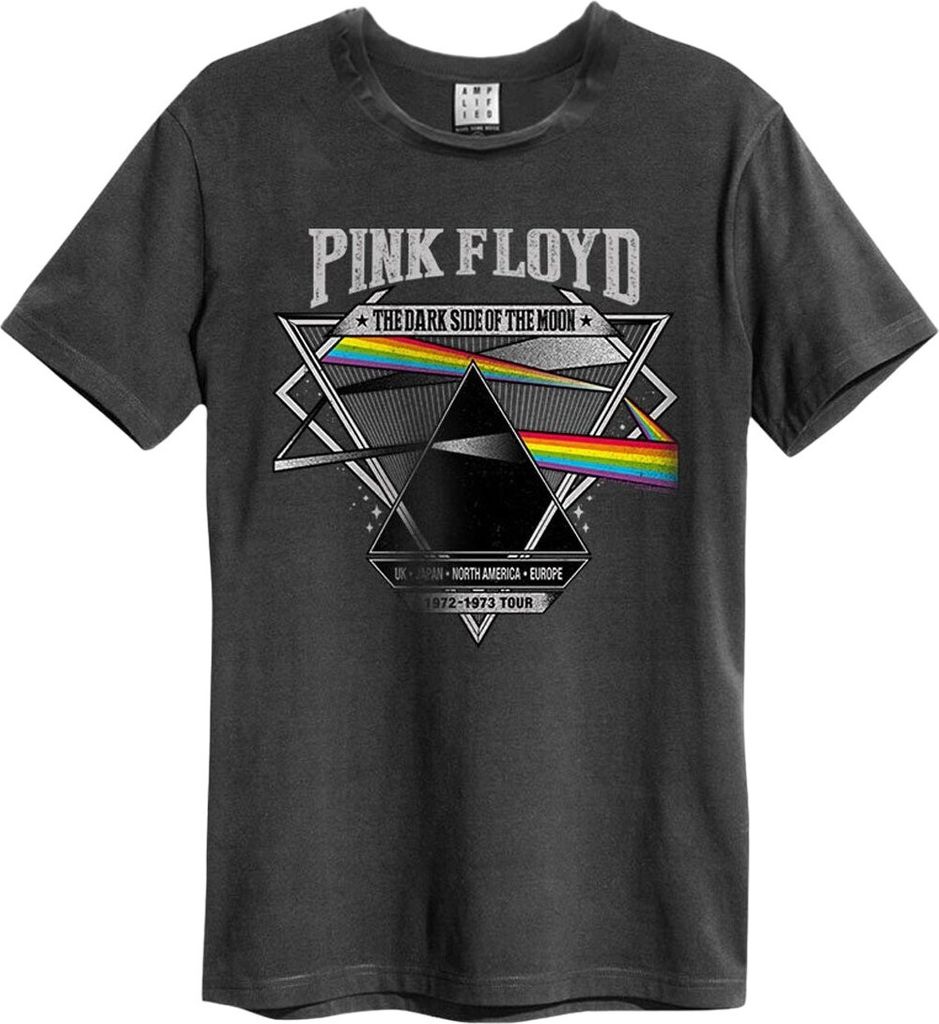 Amplified - "1972 Tour" T-Shirt für Herren/Damen Uni GD1497 (L) (Holzkohle)