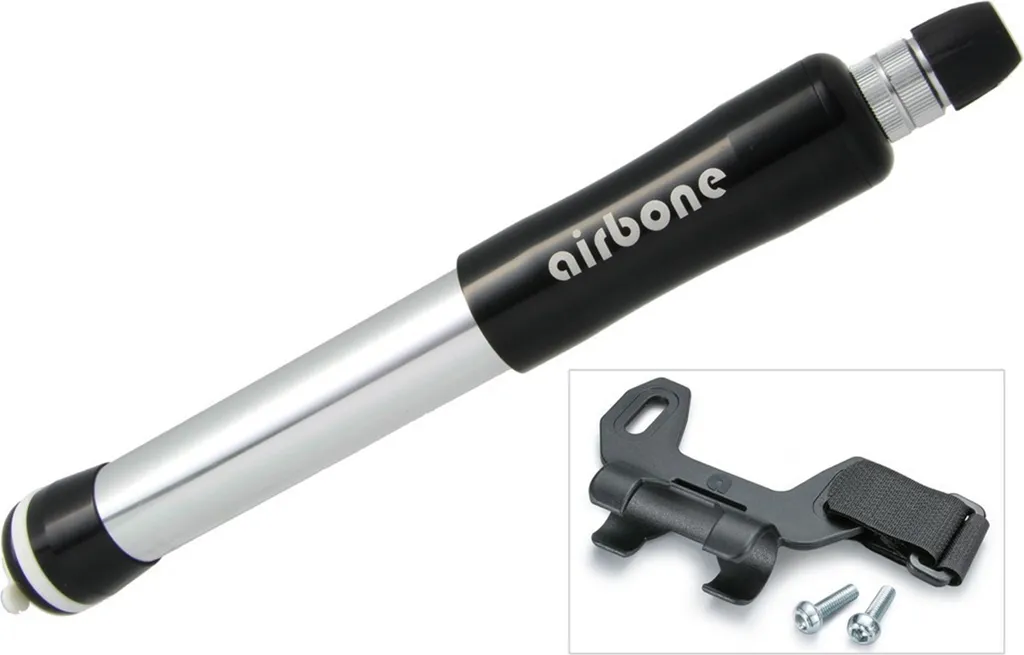 Pompe vélo compacte Airbone ZT-509 SBK Multi-valves avec Fixation