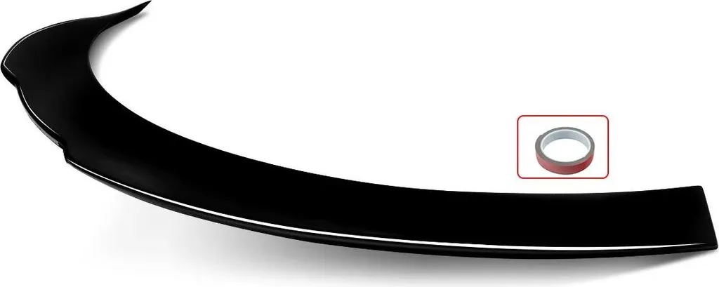 Spoiler Arrière Noir Brillant en ABS de Haute Qualité Pose Facile