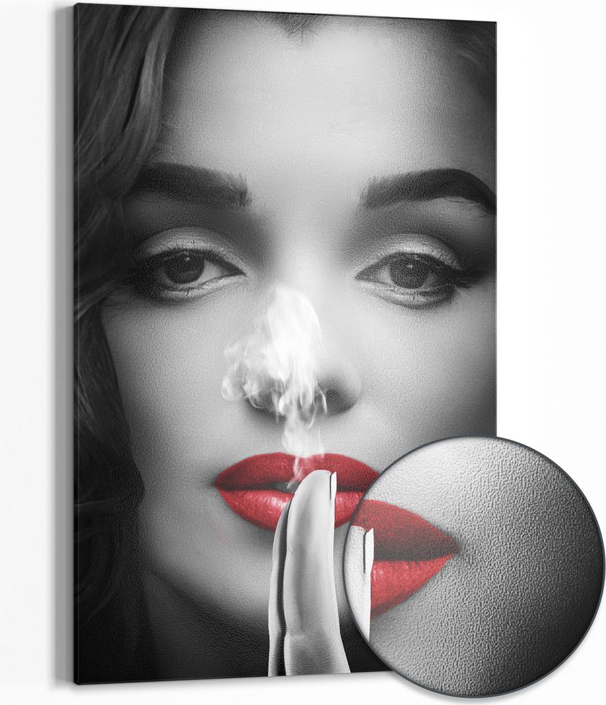 DEQOART Magnettafel Metall 60x90 cm 'Geheimnisvolle Aura' Whiteboard Pinnwand Büro