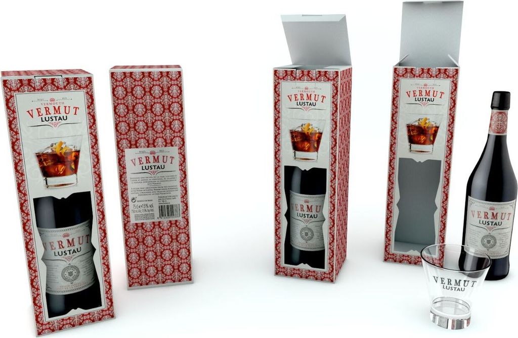 Lustau Vermut Red + Glas | 15 % vol | 0,7 l Produktbild 