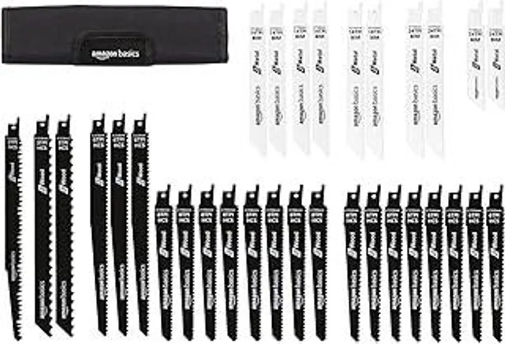 Set 32 Lame Sega a Gattuccio Professionali con Custodia | Taglio Metallo Legno
