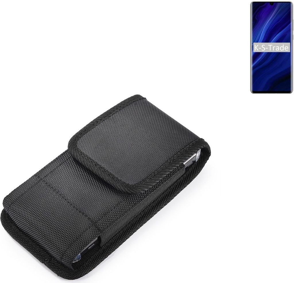 Holster Gürteltasche kompatibel mit Huawei P30 Pro New Edition Holster Gürtel Tasche wasserabweisend Handy Hülle Schutz Hülle Outdoor schwarz