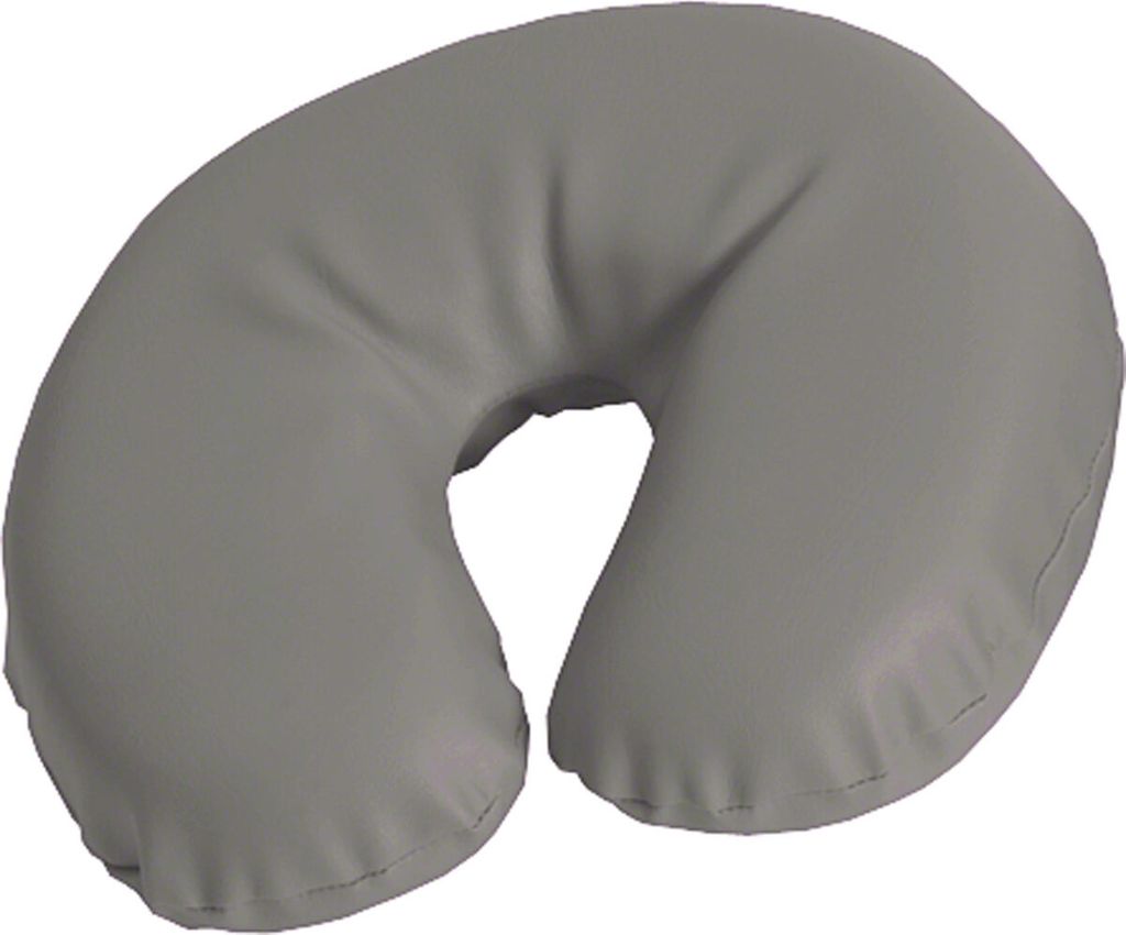 Sport-Tec Nasenhörnchen Gesichtskissen Massagekissen aus Kunstleder für die Therapie-und Behandlungsliege, Kopfpolster, Kopfteilkissen, Gesichtsa...