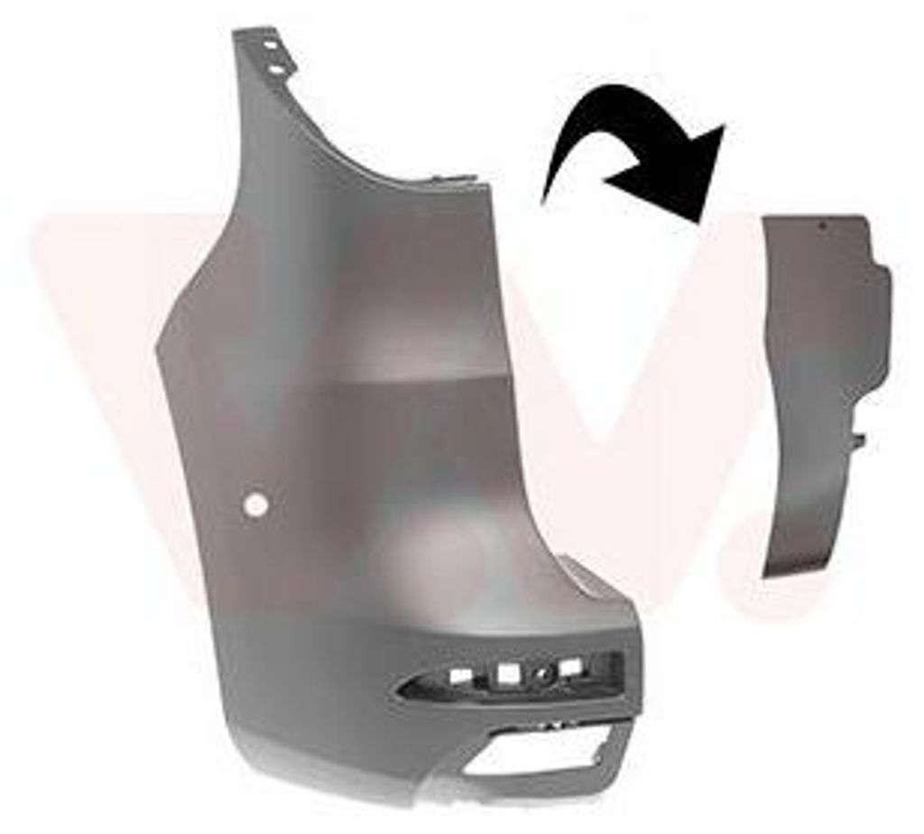 VAN WEZEL Heckstoßstange Stoßfänger Hinten Links für RENAULT Kangoo III MPV Kangoo III Box Body / MPV