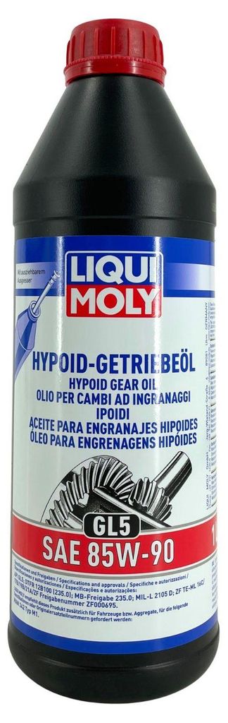 LIQUI MOLY 1035 Hypoid GL5 Getriebeöl Mineralöl 85W-90 1L Produktbild 