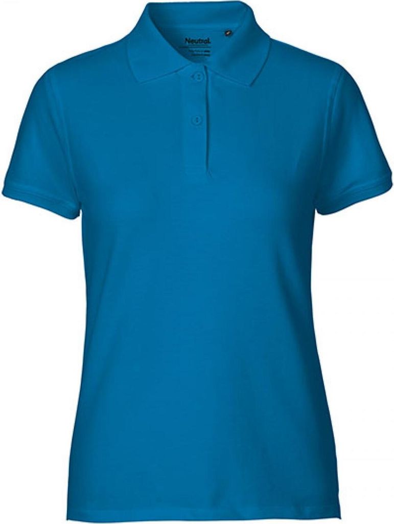Neutral O22980 | Damen Classic Polo / 100% Fairtrade-Baumwolle - Farbe: Sapphire - Größe: XL