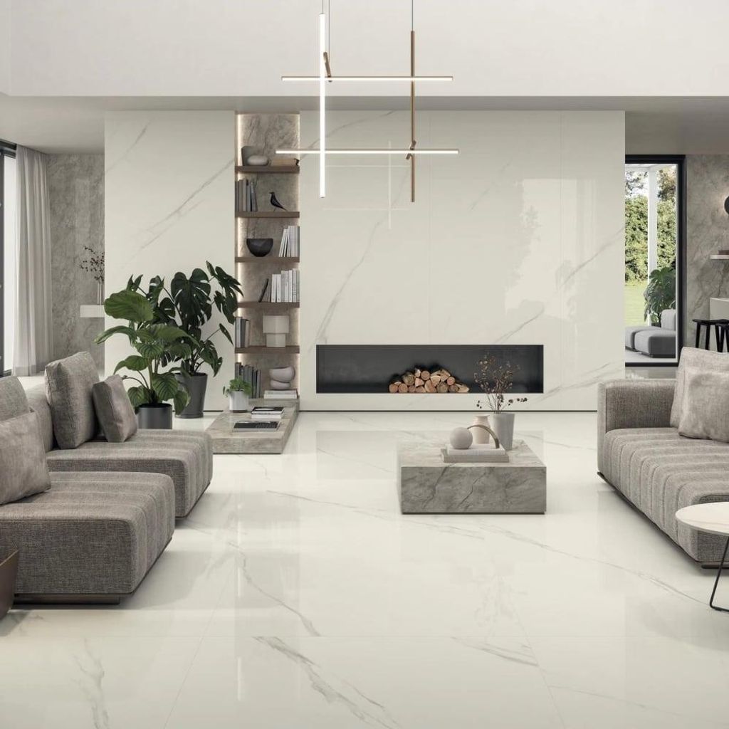 Fliesen Marmoroptik Weiss 120x120 cm CASA39 Atlas Concorde Marvel Meraviglia