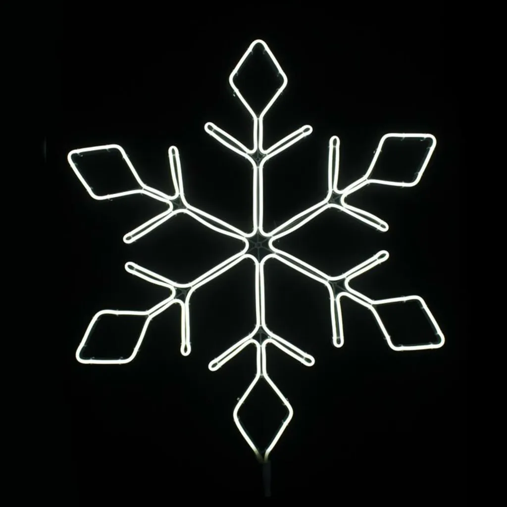 ACA Flocon de Neige Lumineux Extérieur 600 LED 6m Blanc Chaud X0860014111