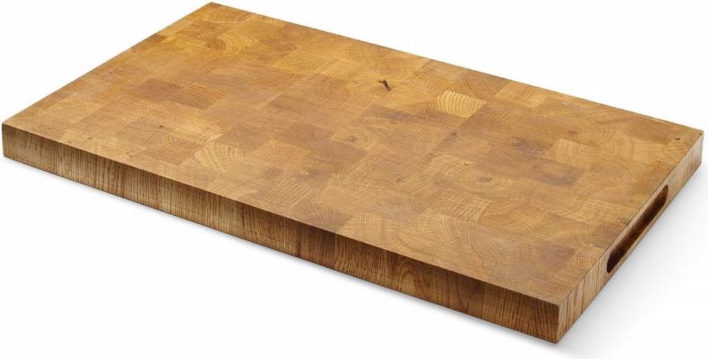 Servierbrett aus Eiche, 32,5 x 26,5 cm, 3 cm dick