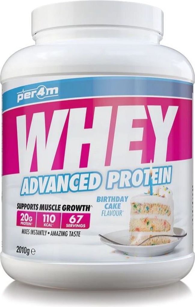Per4m Whey Protein- 2,01 kg Birthday Cake Produktbild 