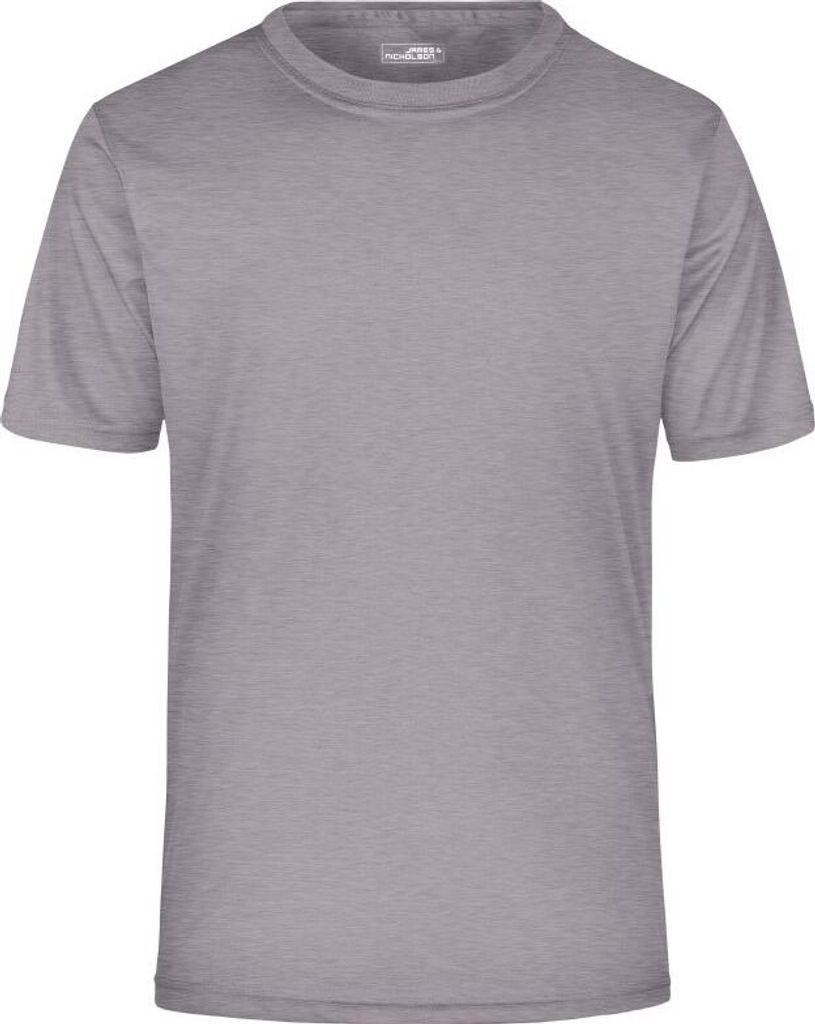 Funktions T-Shirt für Freizeit und Sport light-melange, Gr. S
