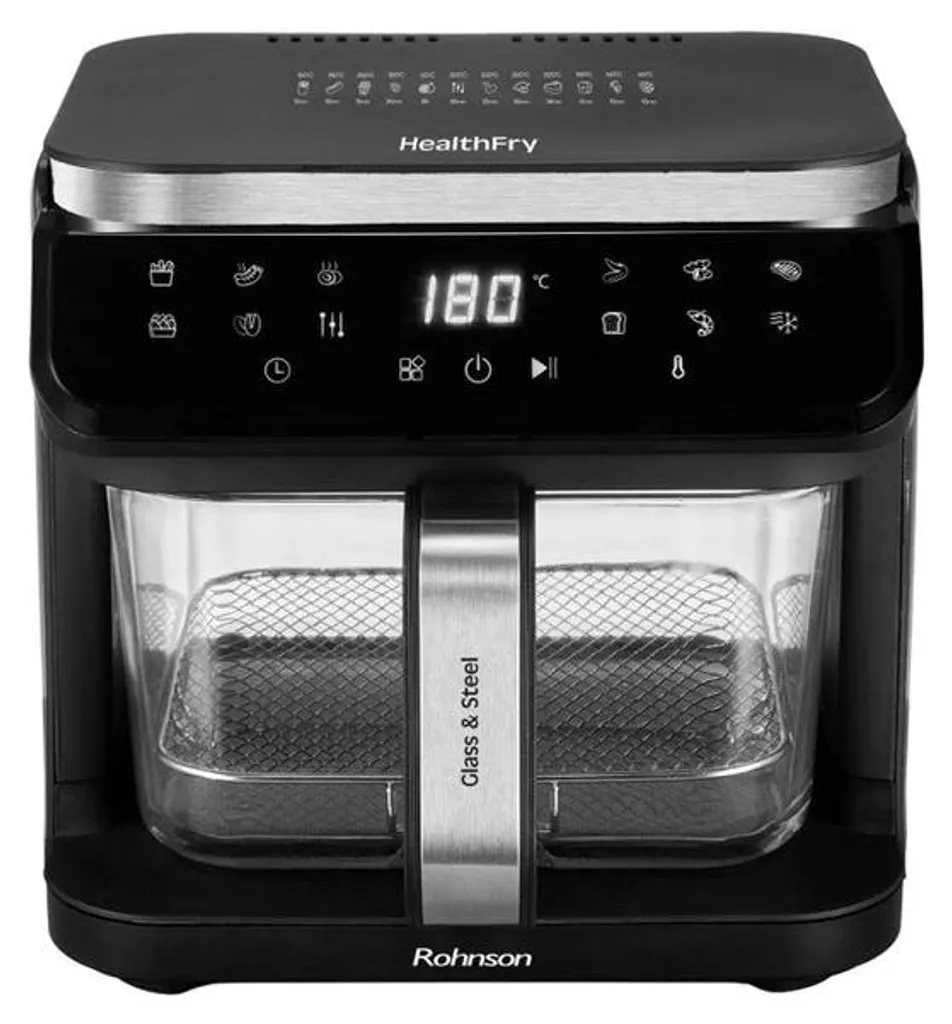 Friteuse Rohnson R-2890 Glas : Finies les Fritures Grases et l'Odeur