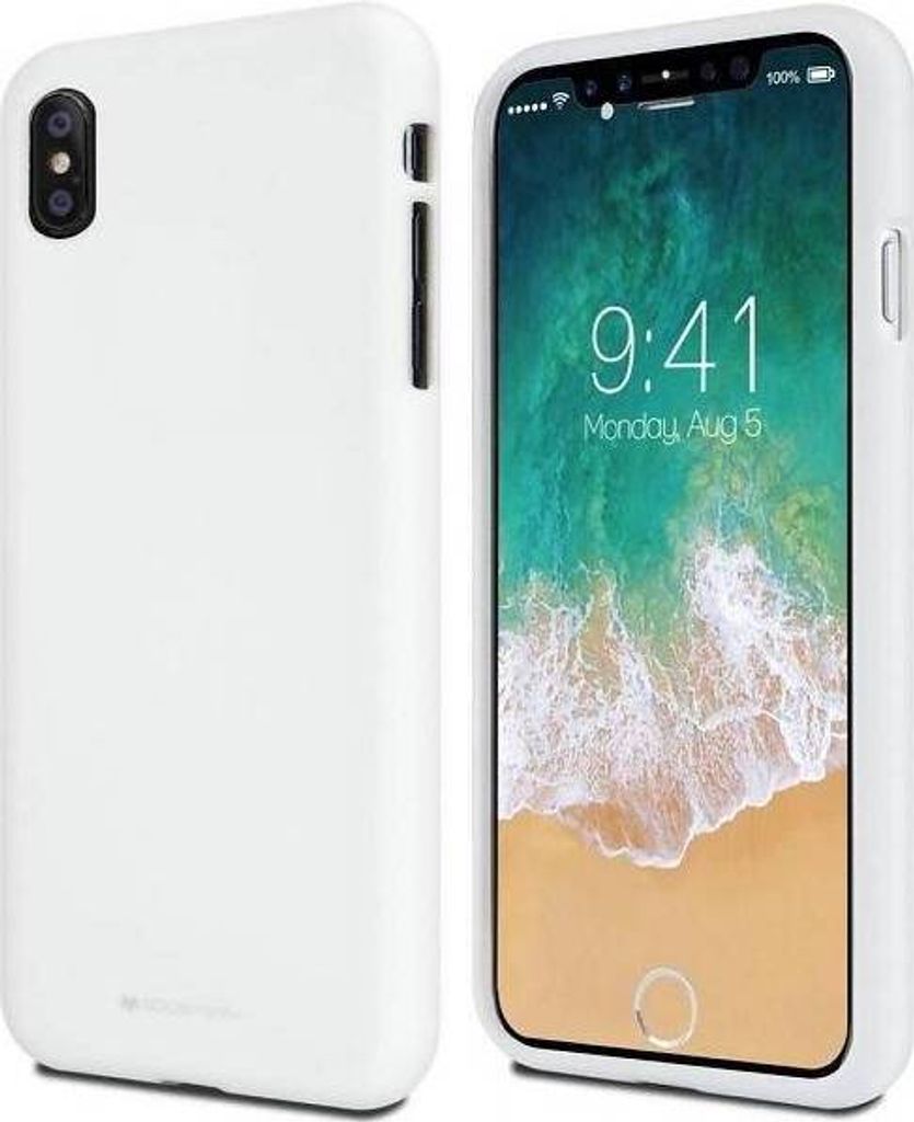Mercury Soft Feeling Hülle für Samsung Galaxy S7 Edge - Weiße TPU Schutzhülle KP19569