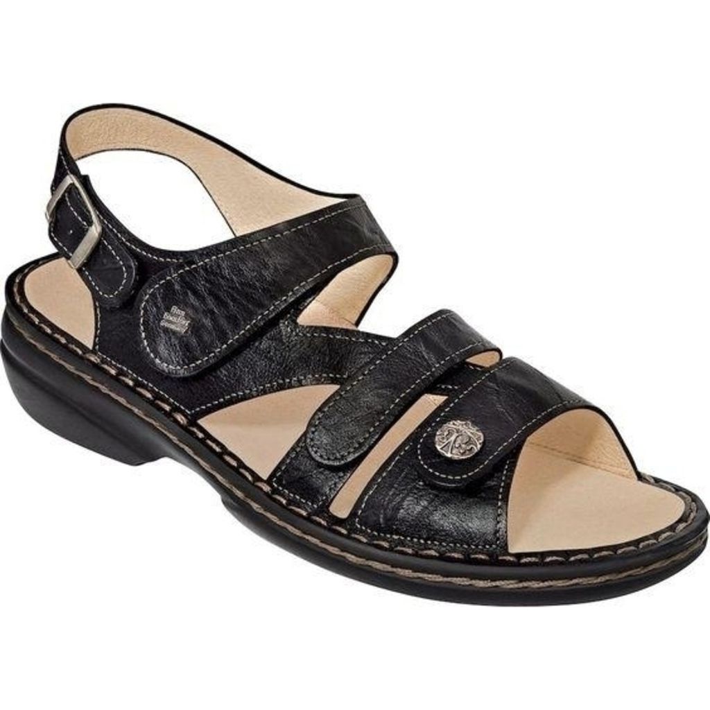 Finn Comfort, Gomera, Damen, Sandale, schwarz, Leder, Neu - Produktbild 