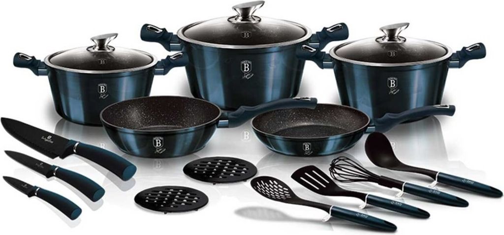 Berlinger Haus Granitová Súprava Hrncov Bh-6164 Aquamarine Obrázok produktu 