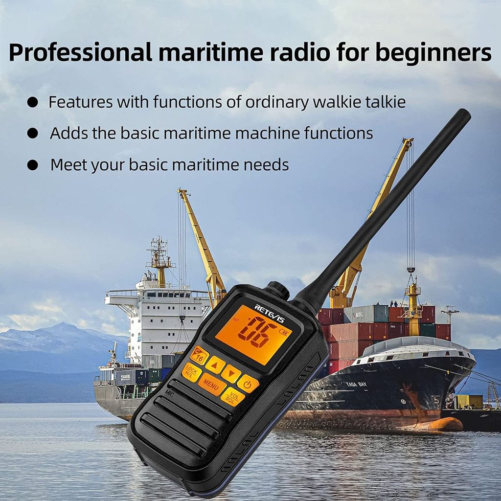 Talkie-walkie UHF Marine Sandemarine - Radio Téléphone D908 - Pour Bateau De Pêche