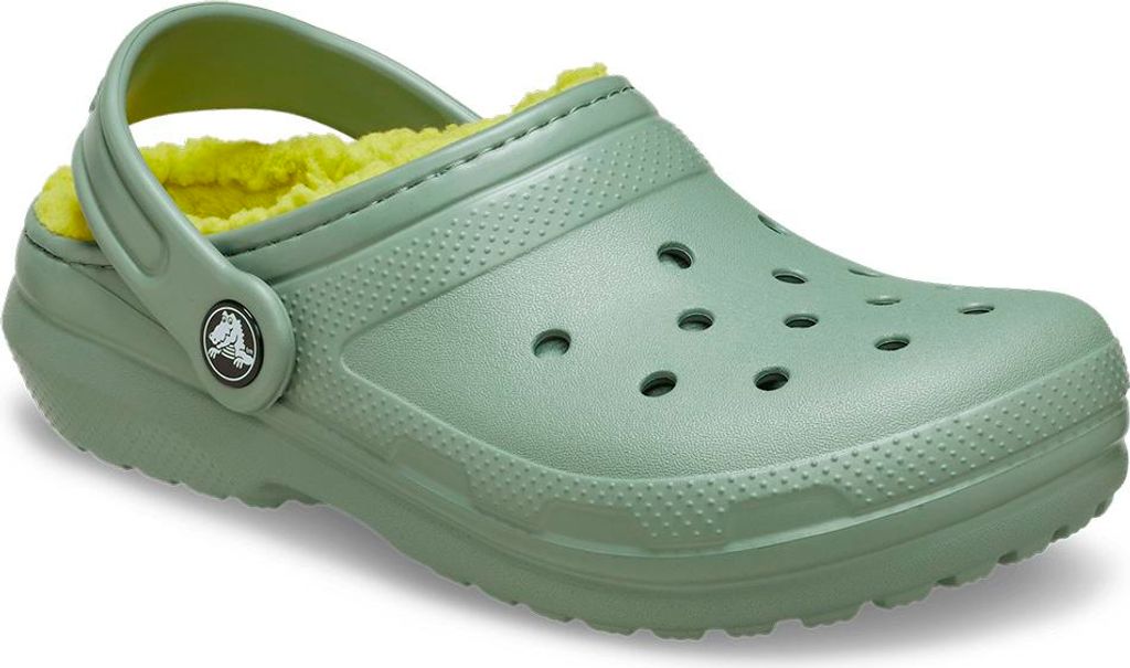 Crocs Classic Lined K Holzschuhe Grün EU 32-33 Mädchen Grün EU 32-33