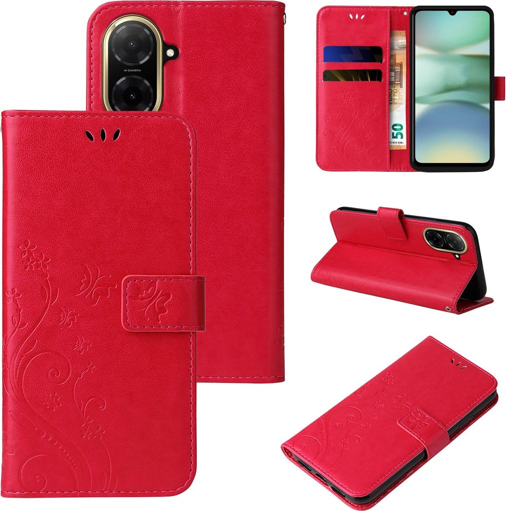 Handyhülle für Xiaomi Redmi A5 Floral Blumen Schmetterling Produktbild 