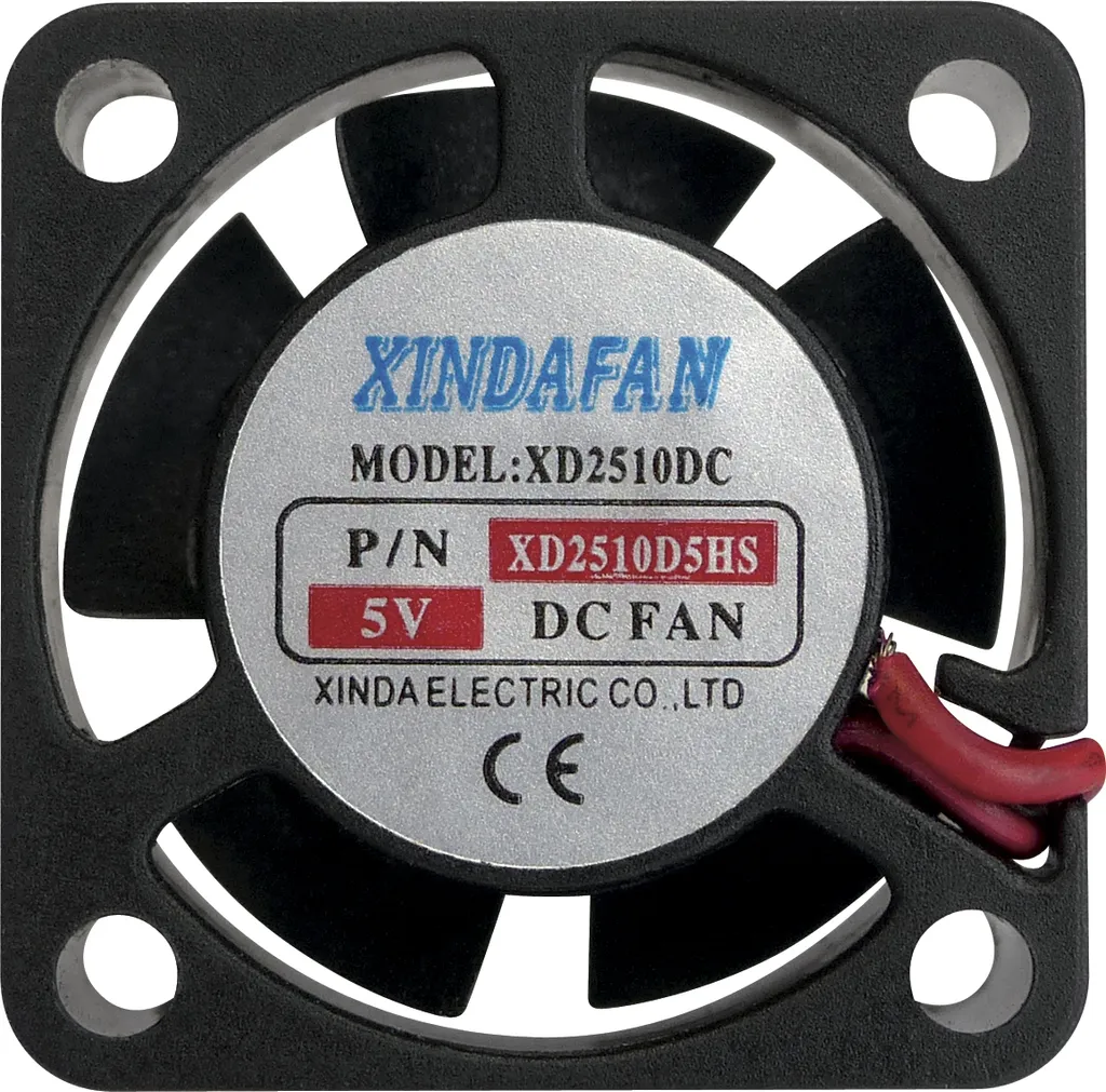 Ventilatore miniaturizzato 5 V/DC 25 x 25 x 10 mm