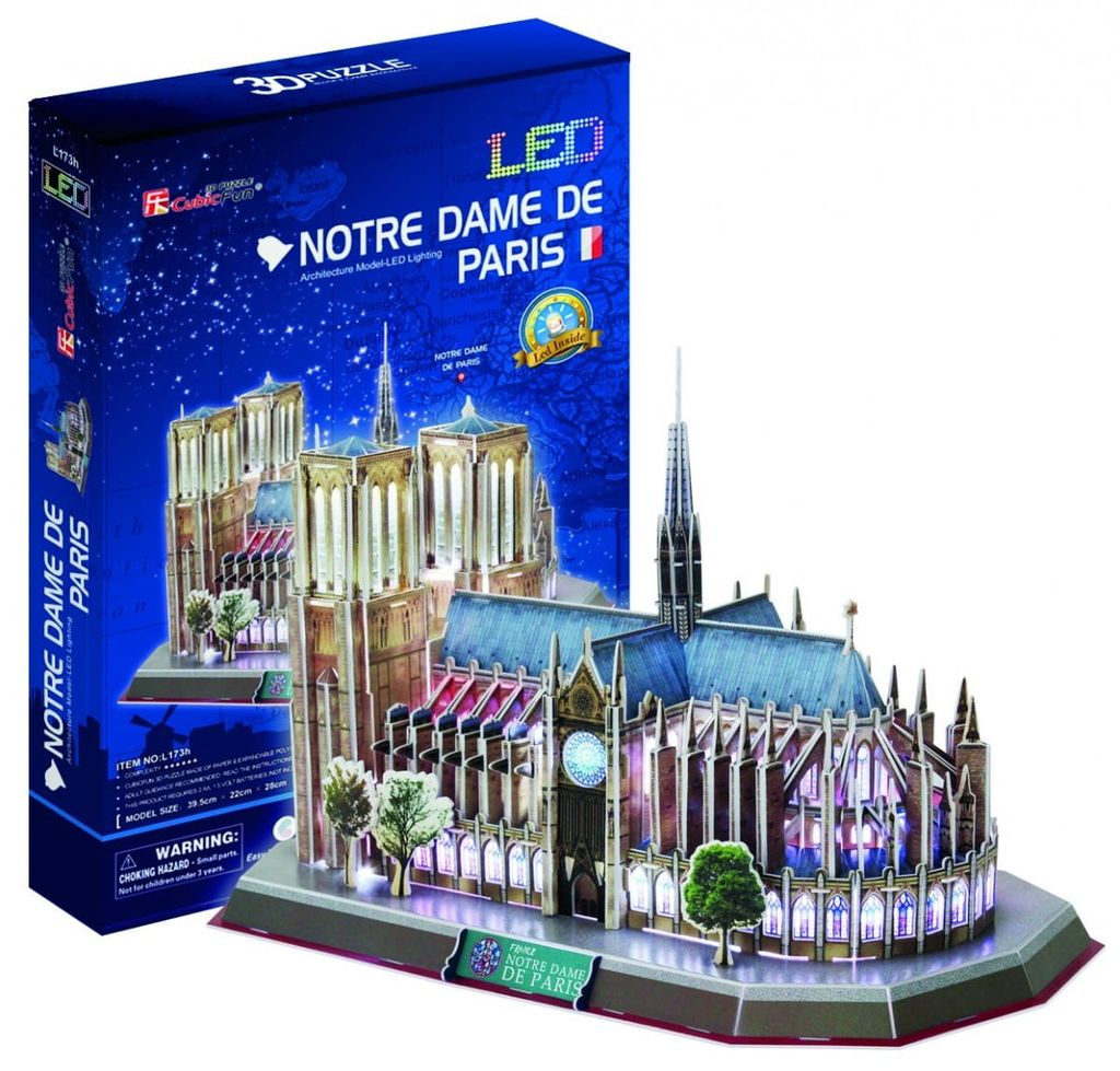 Ravensburger Notre Dame Paris 3D Puzzle für Erwachsene & Kinder ab 12 Jahren NEU 