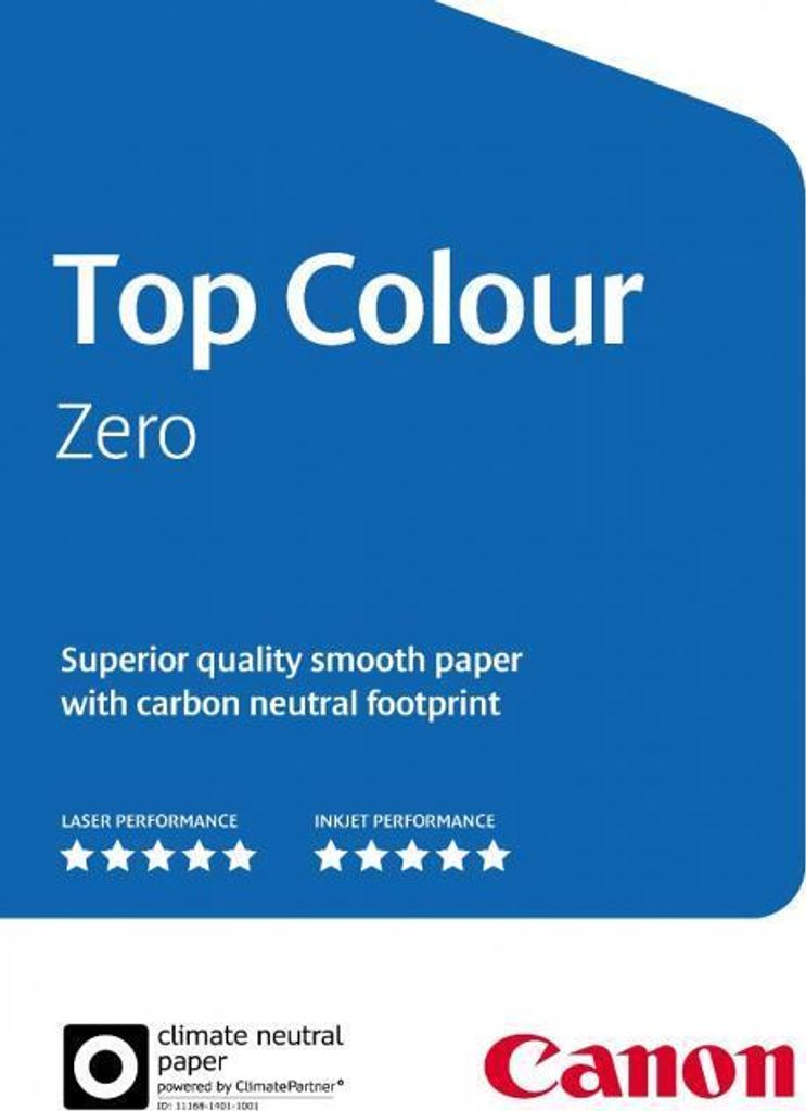 Canon - Laserpapier Top Color Zero A3 90gr | Packung mit 500 Blättern