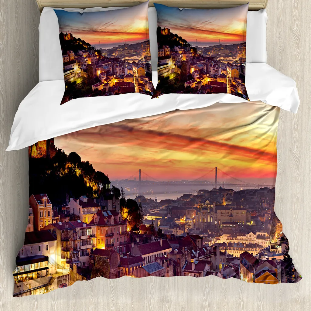 Set Copripiumino Antiacaro 155x220 Lisbona - Qualità ABAKUHAUS