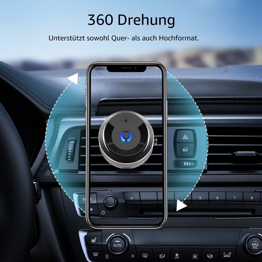 360° drehbar und ausfahrbar Auto Handyhalter Set für Alle