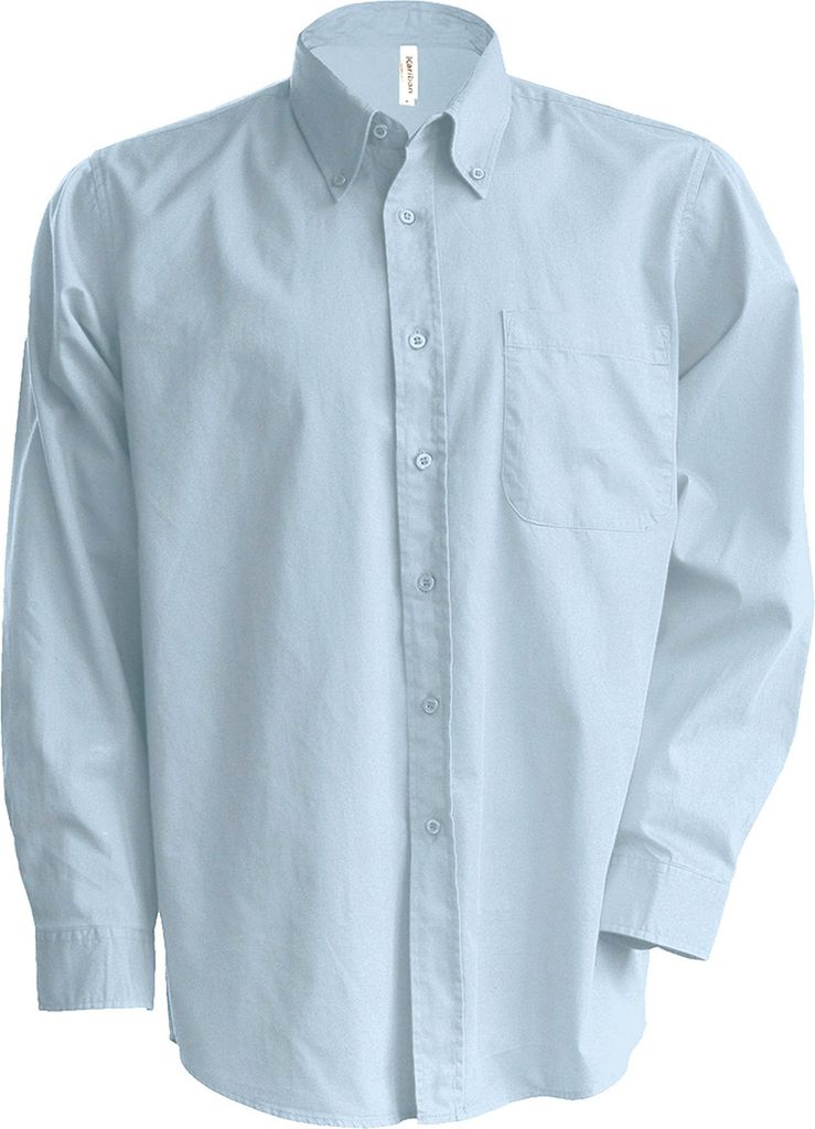 Kariban Herren Hemd, langärmlig, pflegeleicht RW719 (Xlarge) (Oxfordblau)