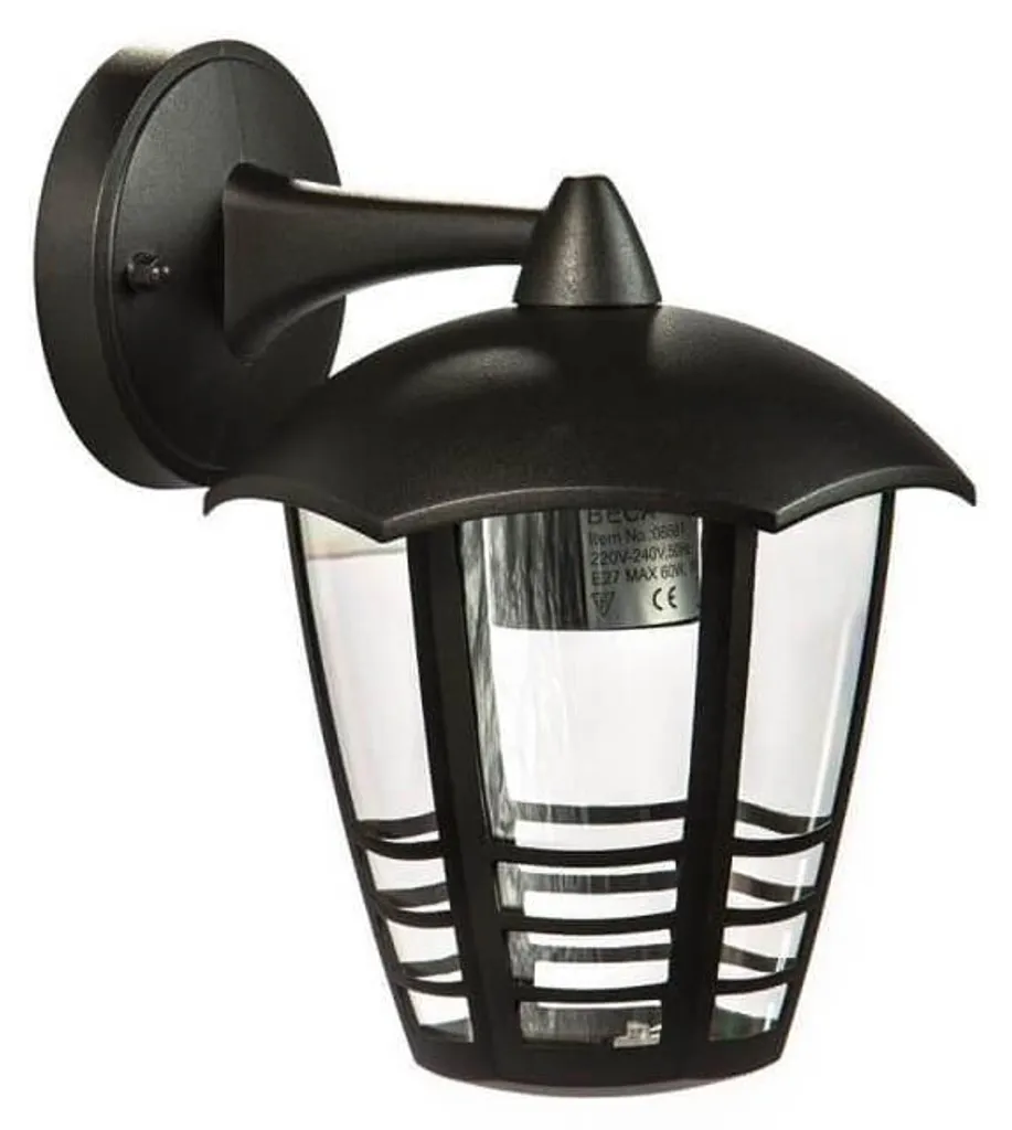 Applique Etna Down Noire - Luminaire Extérieur Design IP44 Haute Qualité