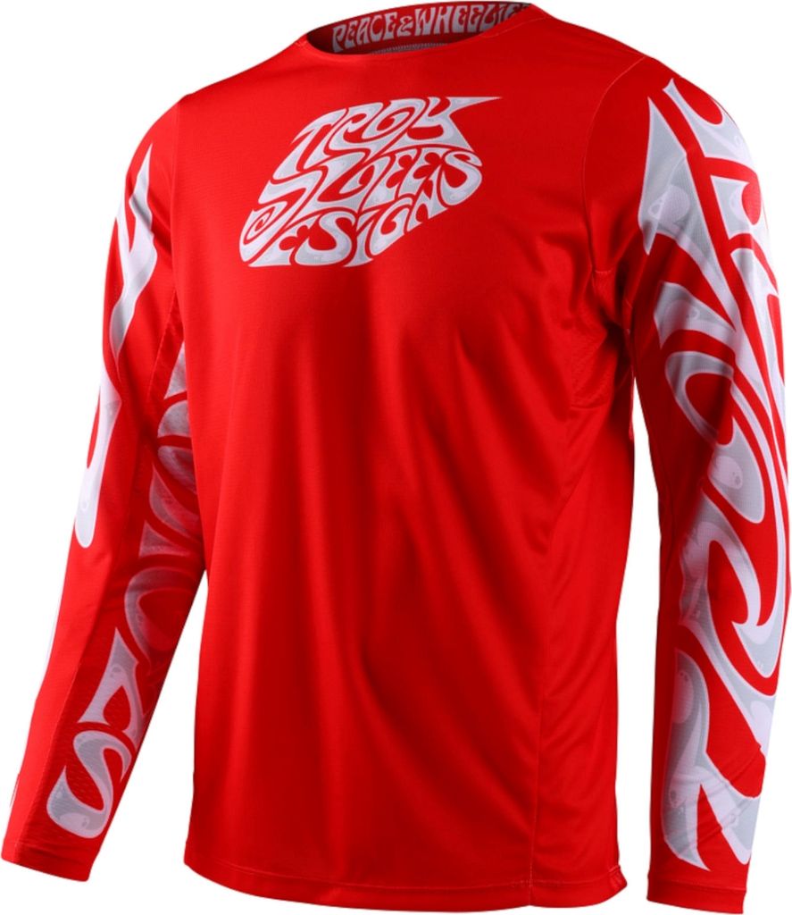 Troy Lee Designs Unisex Jersey GP Pro , Haze Friday - Rot Weiß, S