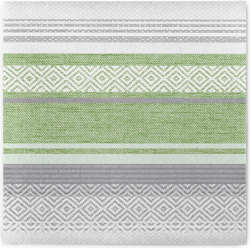 Airlaid Serviette Lagos in Grau-Grün, 40 x 40 cm, 50 Stück - Mank