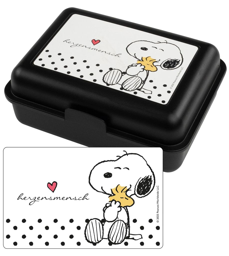 The Peanuts Snoopy Brotdose - Herzensmensch Lunchbox Produktbild 