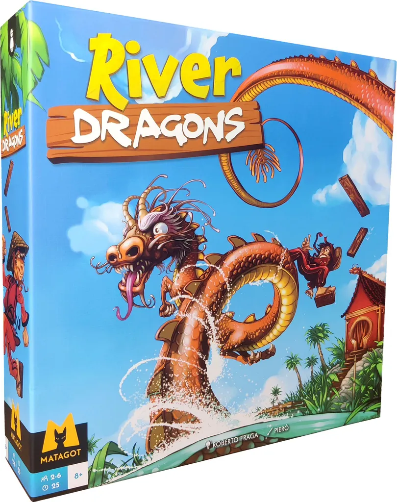 Jeu de société pour soirée en famille : gagnez la course River Dragons