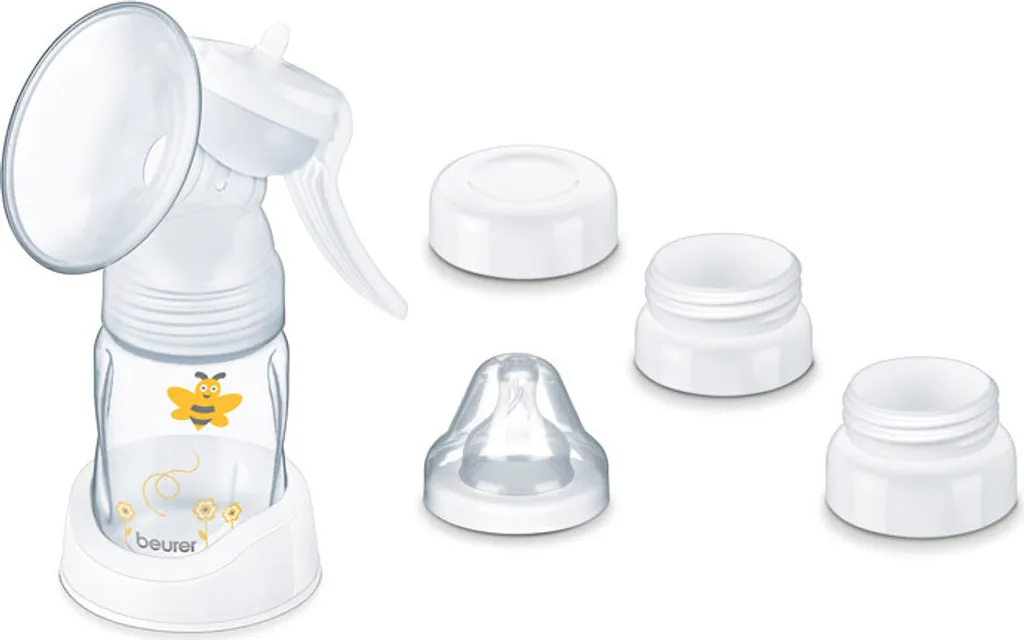 BEURER BY 15 Tire-lait manuel sans BPA avec 2 niveaux de stimulation
