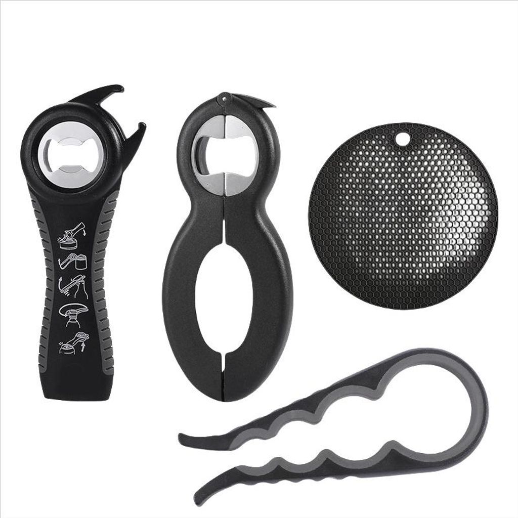 INF Multi-Öffner-Set: Glas-, Flaschen- und Dosenöffner für alle