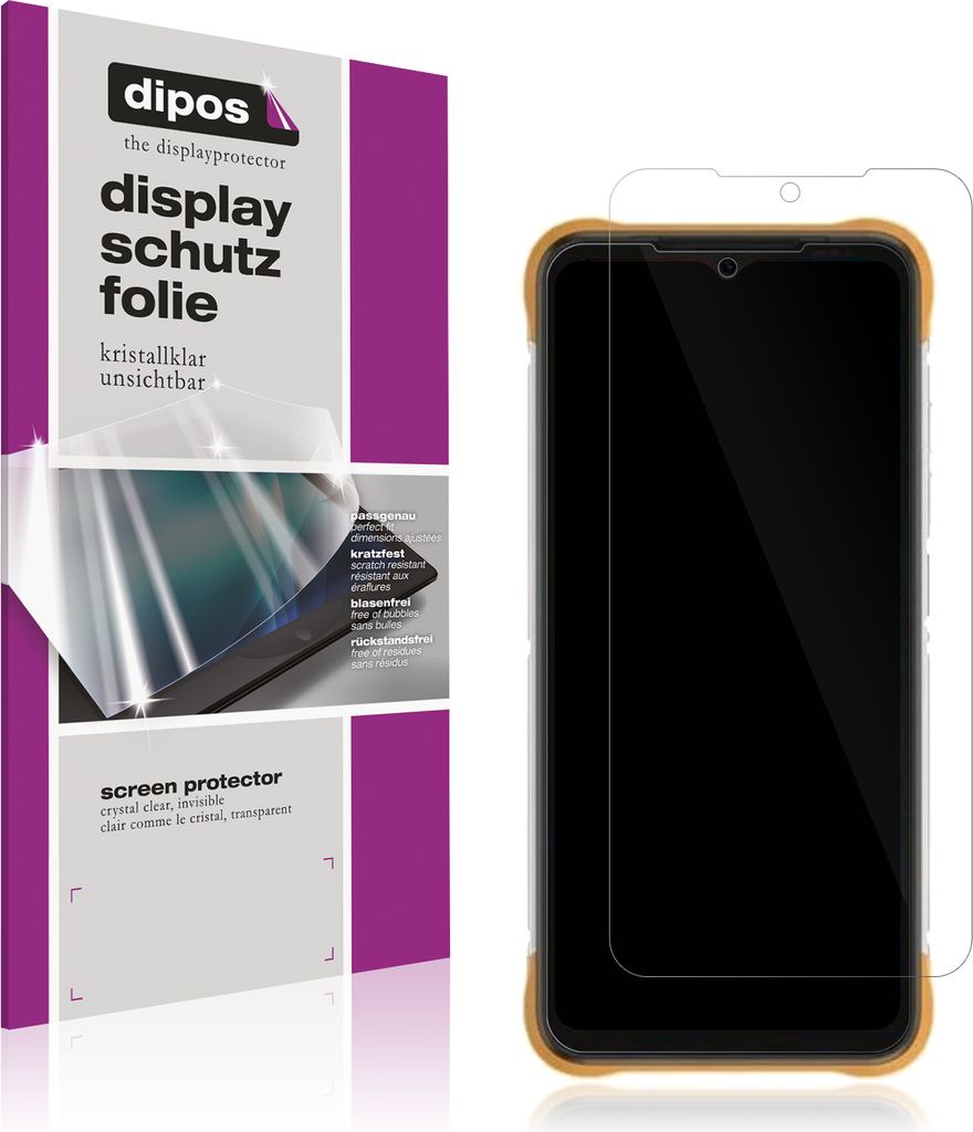 6x Schutzfolie für Umidigi Bison X10 klar Displayschutzfolie Folie Display Schutz dipos